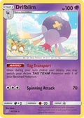Drifblim 081  SM  Unified Minds - Rare