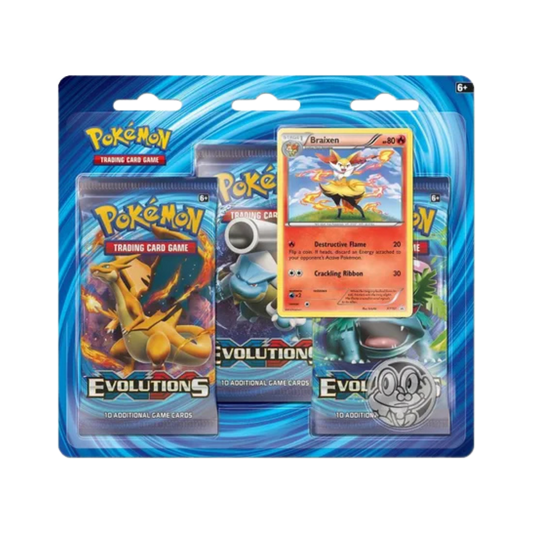 XY - Evolutions 3 Pack Blister [Braixen]