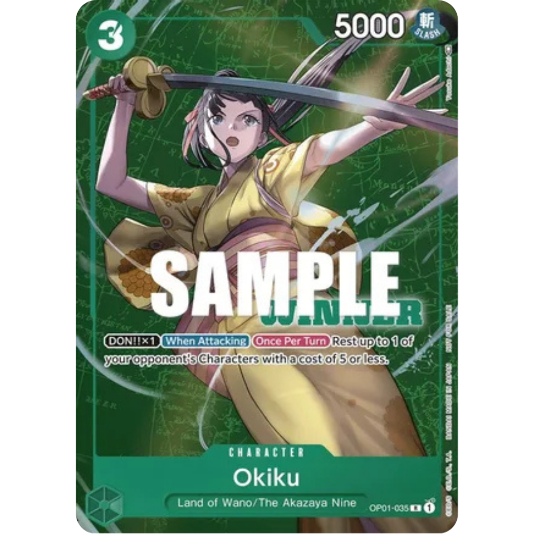 Okiku (Winner Pack Vol. 4) (OP01-035) - One Piece Promotion Cards Foil