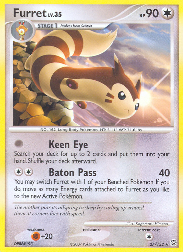 Furret  Secret Wonders - Rare