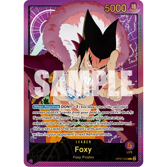 Foxy (SPR) (OP07-059) - Extra Booster: Anime 25th Collection Foil