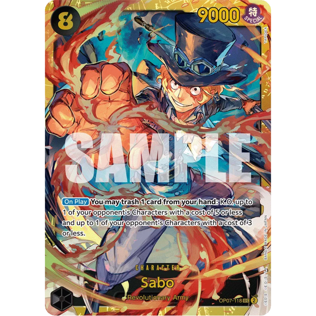 Sabo (OP07-118) - 500 Years in the Future Foil