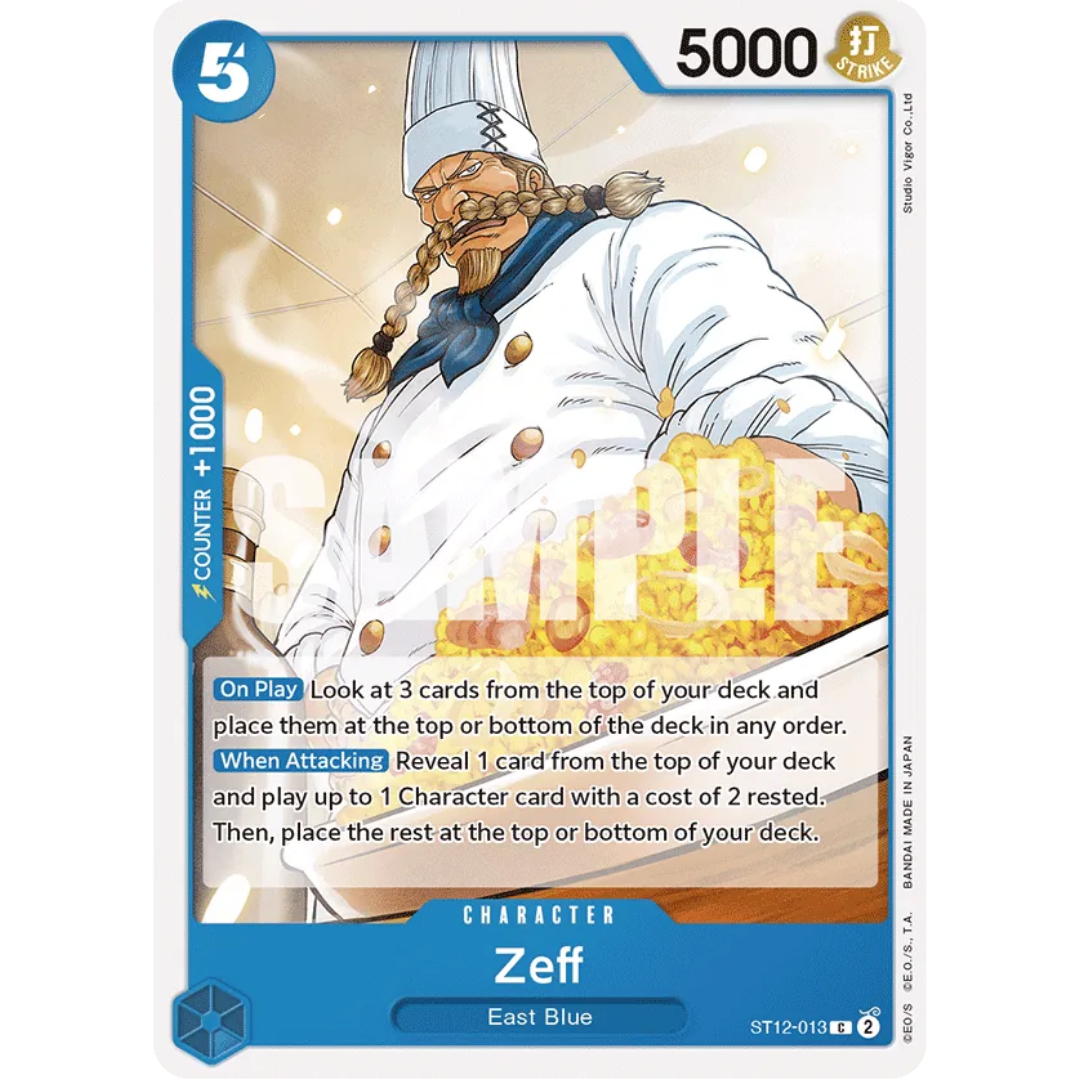 Zeff (ST12-013) - Starter Deck 12: Zoro and Sanji