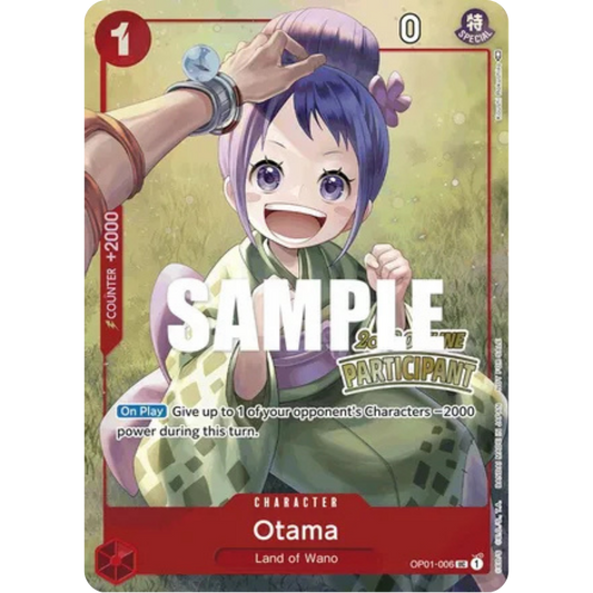 Otama (Offline Regional 2023) [Participant] (OP01-006) - One Piece Promotion Cards Foil