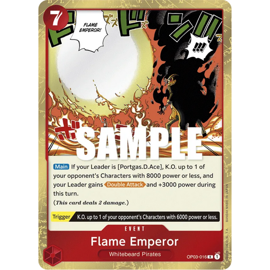Flame Emperor (OP03-016) - Pillars of Strength Foil