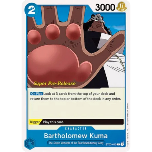 Bartholomew Kuma (ST03-010) - Super Pre-Release Starter Deck 3: The Seven Warlords of the Sea