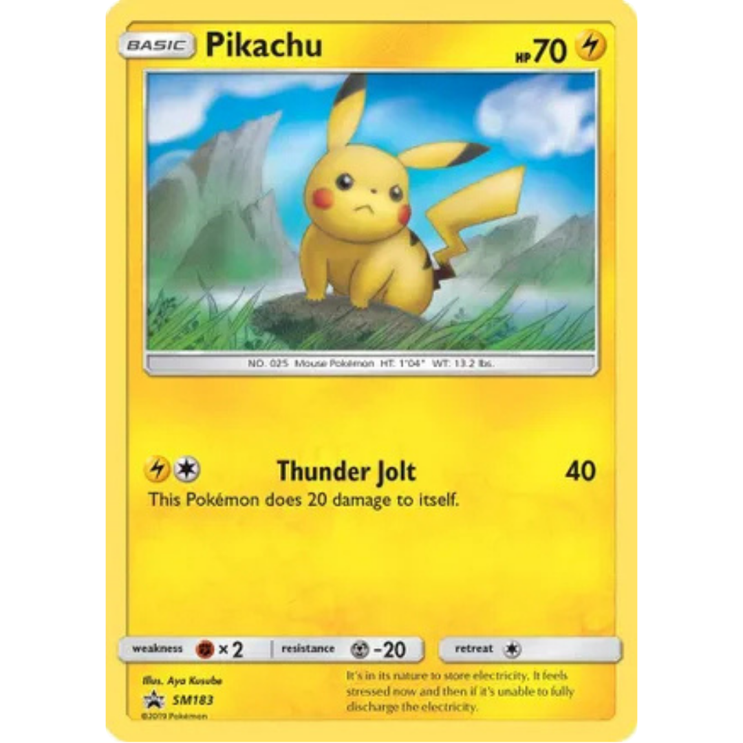Pikachu SM183  - Holofoil SM Promos - Promo