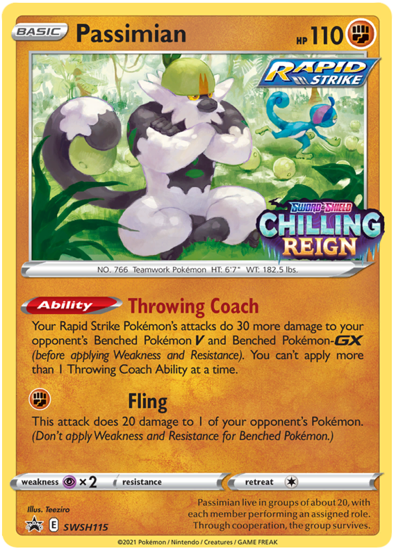 Passimian SWSH115  - Holofoil SWSH Sword & Shield Promo Cards - Promo