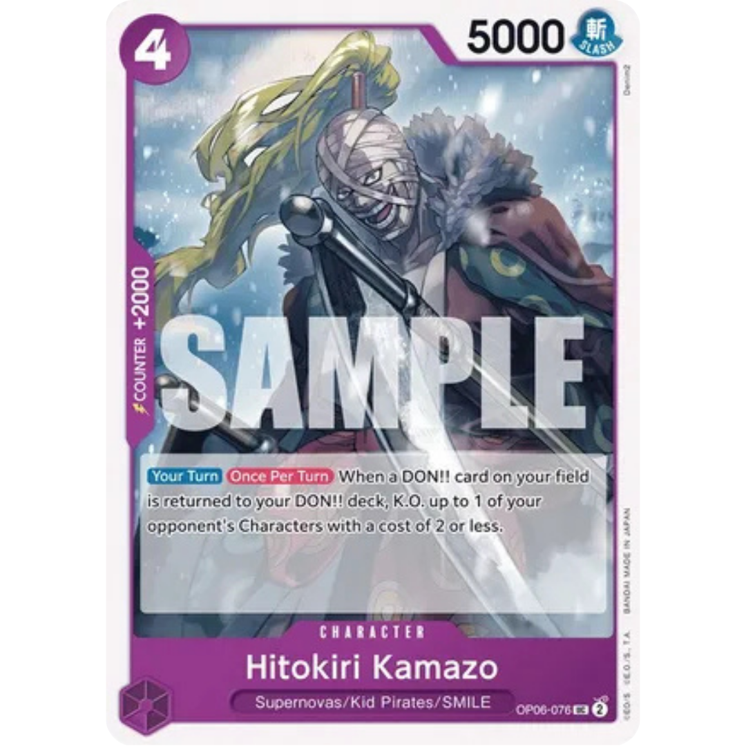 Hitokiri Kamazo (OP06-076) - Wings of the Captain
