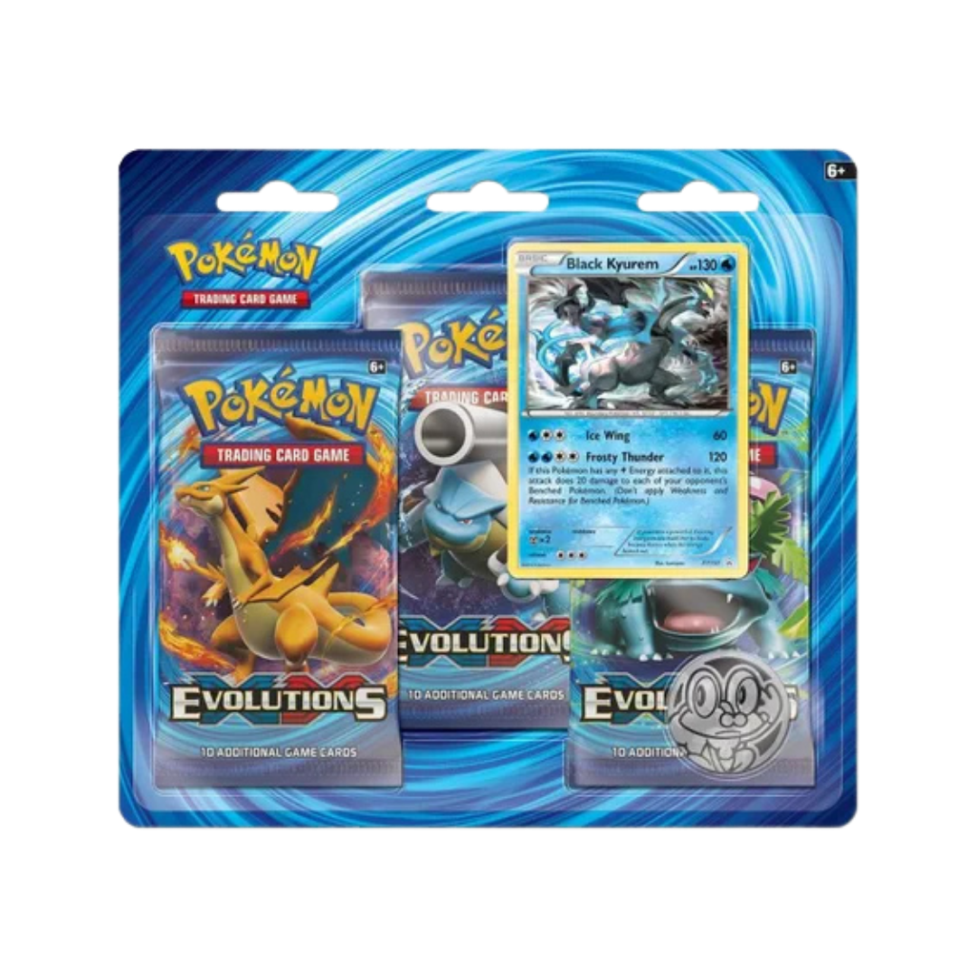 XY - Evolutions 3 Pack Blister [Black Kyurem]
