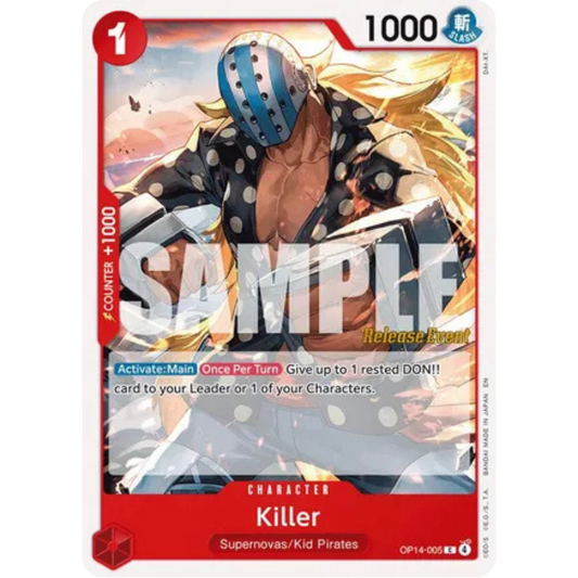 Killer (OP14-005) - The Azure Sea's Seven Release Event Cards