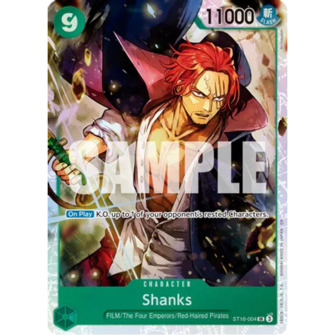 Shanks - ST16-004 (Reprint) (ST16-004) - Premium Booster -The Best- Vol. 2 Foil