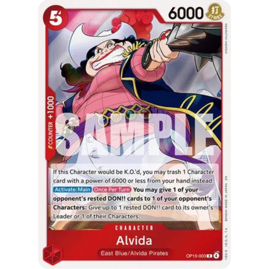 Alvida (OP15-003) - Adventure on Kami's Island Foil