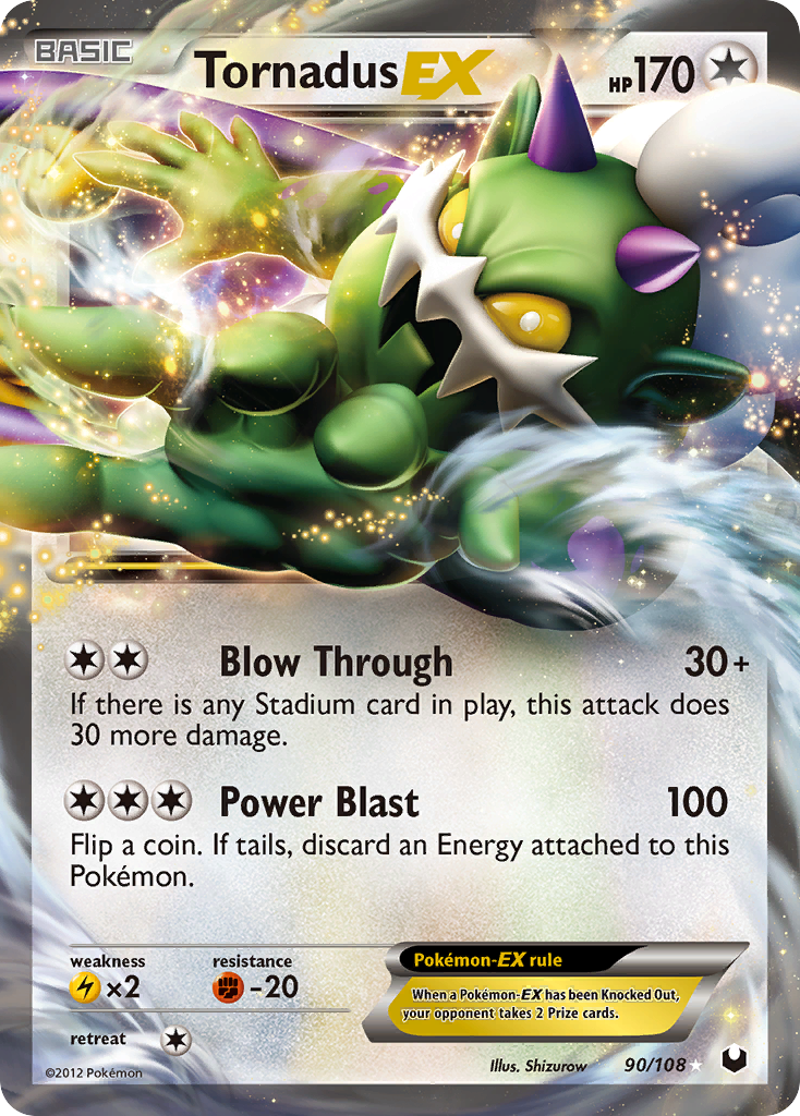 Tornadus EX  - Holofoil Dark Explorers - Ultra Rare