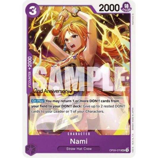 Nami (070) (OP09-070) - Emperors in the New World: 2nd Anniversary Tournament Cards