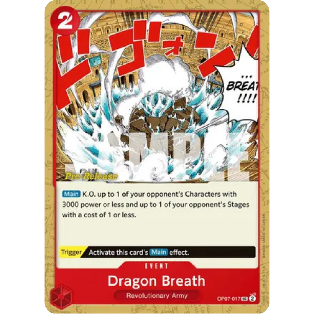 Dragon Breath (OP07-017) - 500 Years in the Future Pre-Release Cards