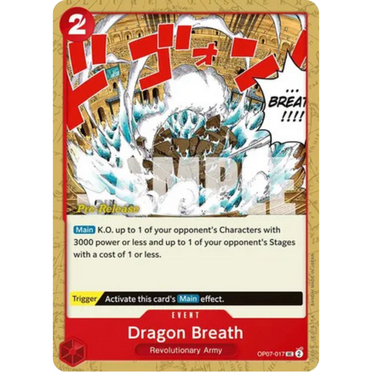 Dragon Breath (OP07-017) - 500 Years in the Future Pre-Release Cards
