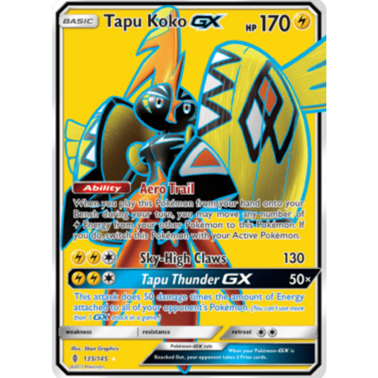 Tapu Koko GX (135/145) [Sun & Moon: Guardians Rising]