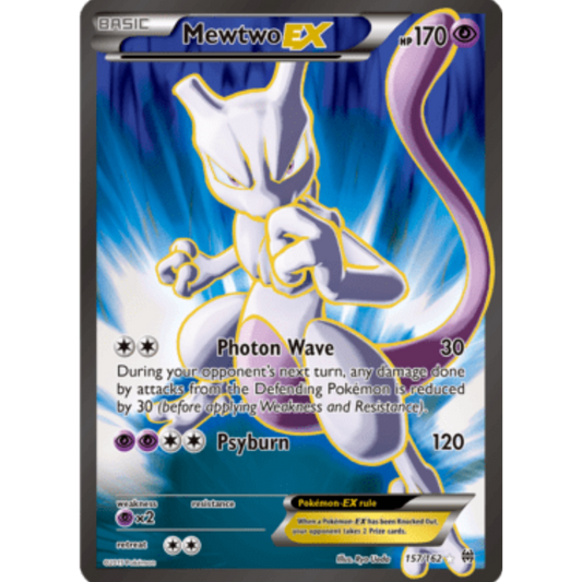Mewtwo EX (157 Full Art) 157/162  - Holofoil XY  BREAKthrough - Ultra Rare