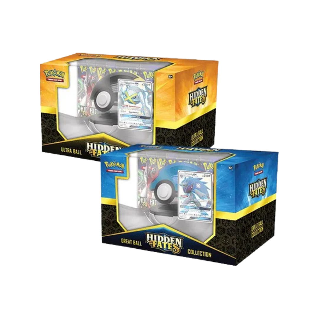 Hidden Fates Poke Ball Collection [Set of 2]