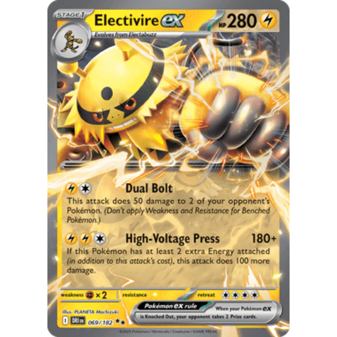 Electivire ex 069/182  - Holofoil SV10 Destined Rivals - Double Rare
