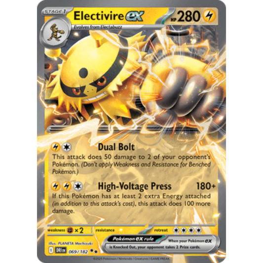 Electivire ex 069/182  - Holofoil SV10 Destined Rivals - Double Rare
