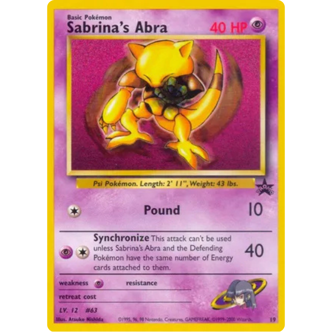 Sabrina's Abra 019/53  WoTC Promo - Promo