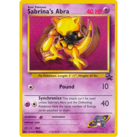 Sabrina's Abra 019/53  WoTC Promo - Promo