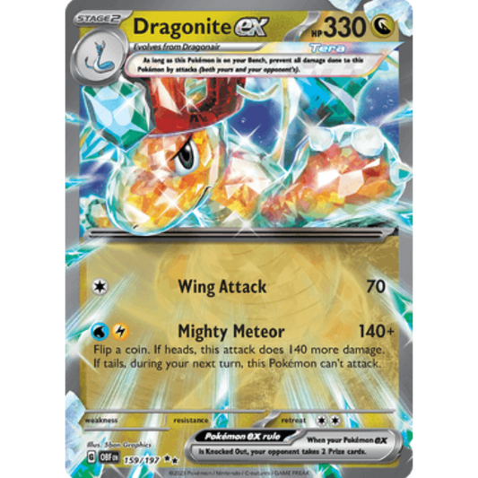 Dragonite ex (159/197) [Scarlet & Violet: Obsidian Flames]