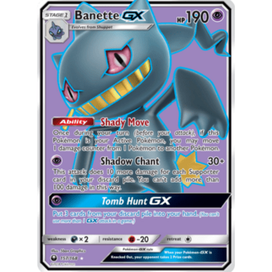 Banette GX (157/168) [Sun & Moon: Celestial Storm]