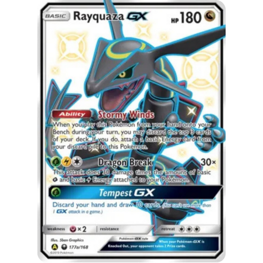Rayquaza GX 177a/168  - Holofoil Alternate Art Promos - Promo