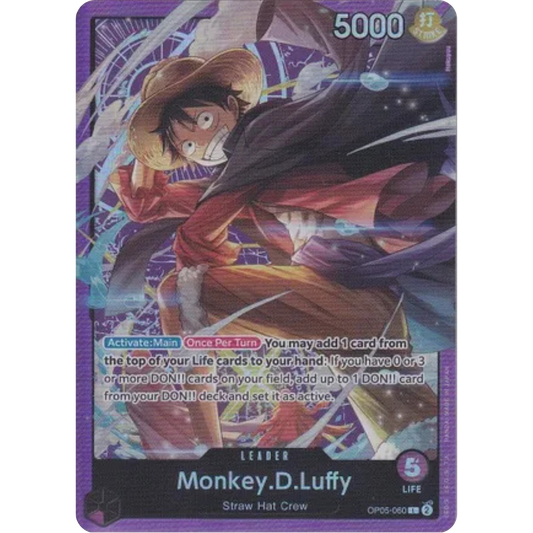 Monkey.D.Luffy (Sound Loader Vol. 1) (OP05-060) - One Piece Promotion Cards Foil