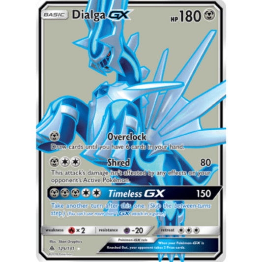 Dialga GX (125/131) [Sun & Moon: Forbidden Light]