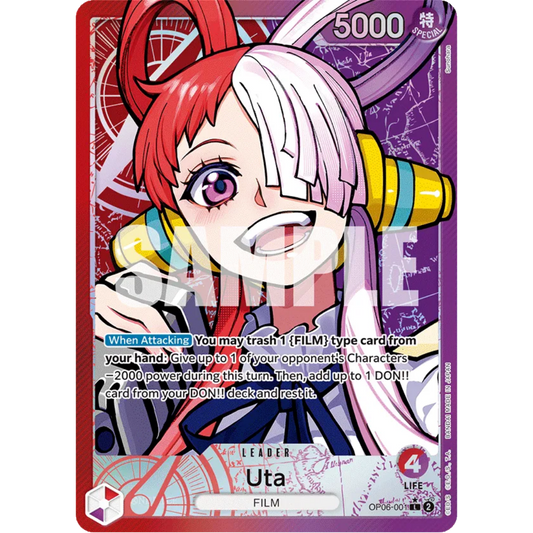 Uta (Alternate Art) (OP06-001) - Wings of the Captain Foil