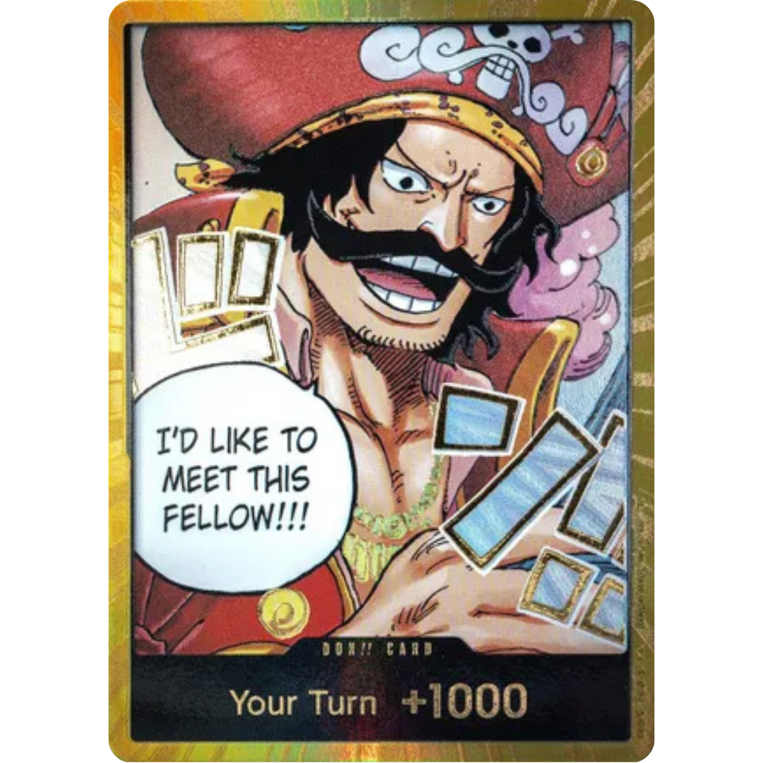 DON!! Card (Gol.D.Roger) (Gold) - Carrying On His Will Foil