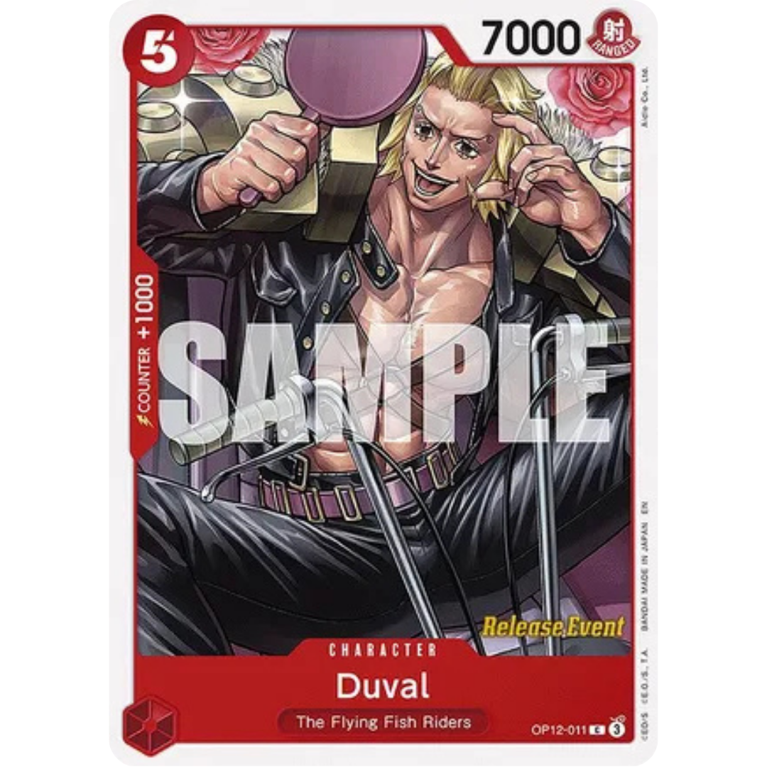 Duval (OP12-011) - Legacy of the Master Release Event Cards