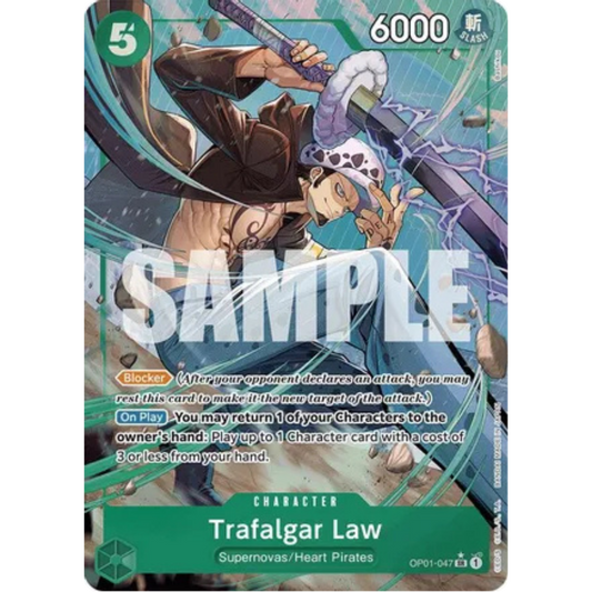 Trafalgar Law (OP01-047) (Alternate Art) (OP01-047) - Premium Booster -The Best- Foil