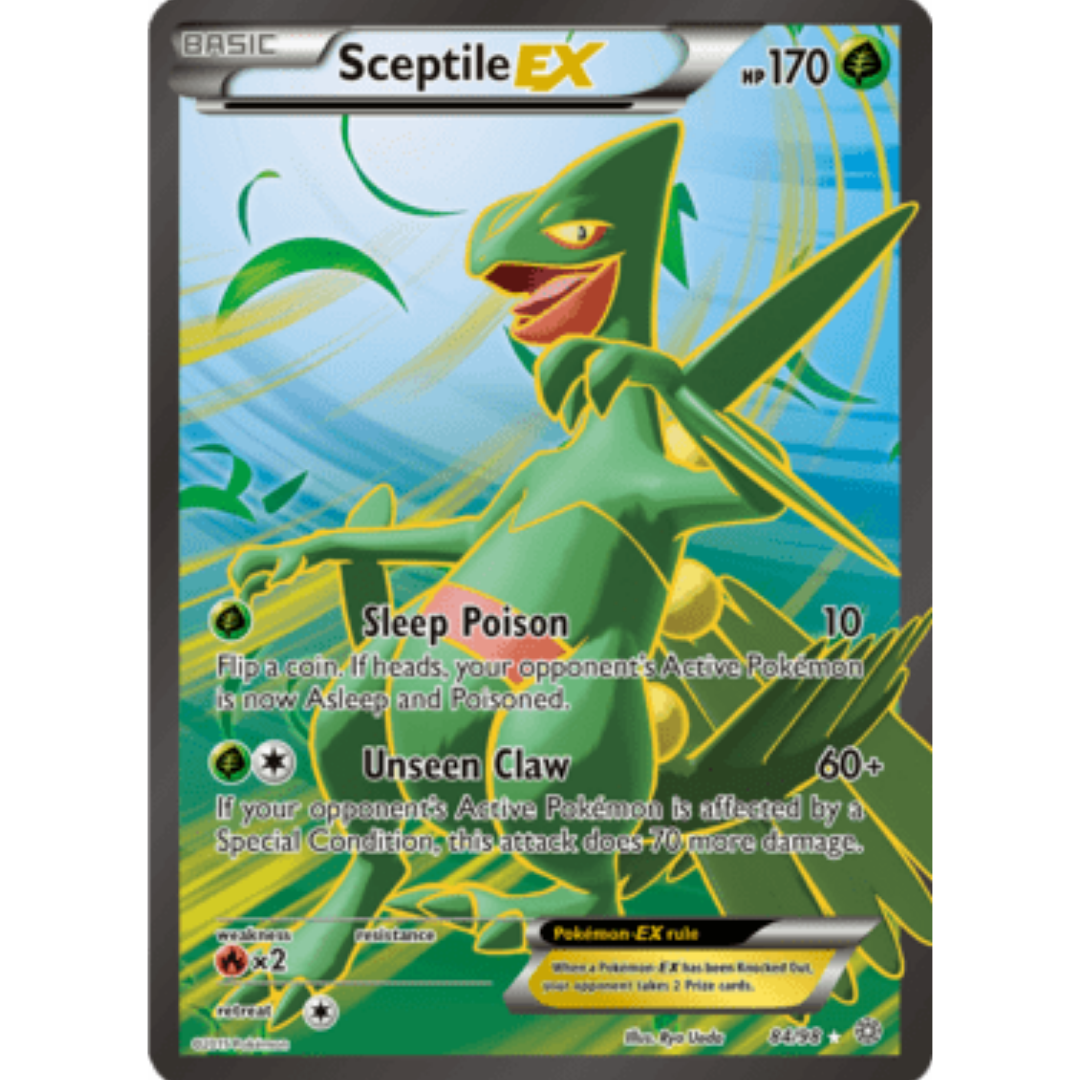 Sceptile EX (84 Full Art) 084/98  - Holofoil XY  Ancient Origins - Ultra Rare