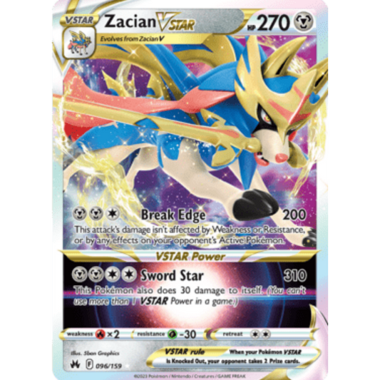 Zacian VSTAR (096/159) [Sword & Shield: Crown Zenith]