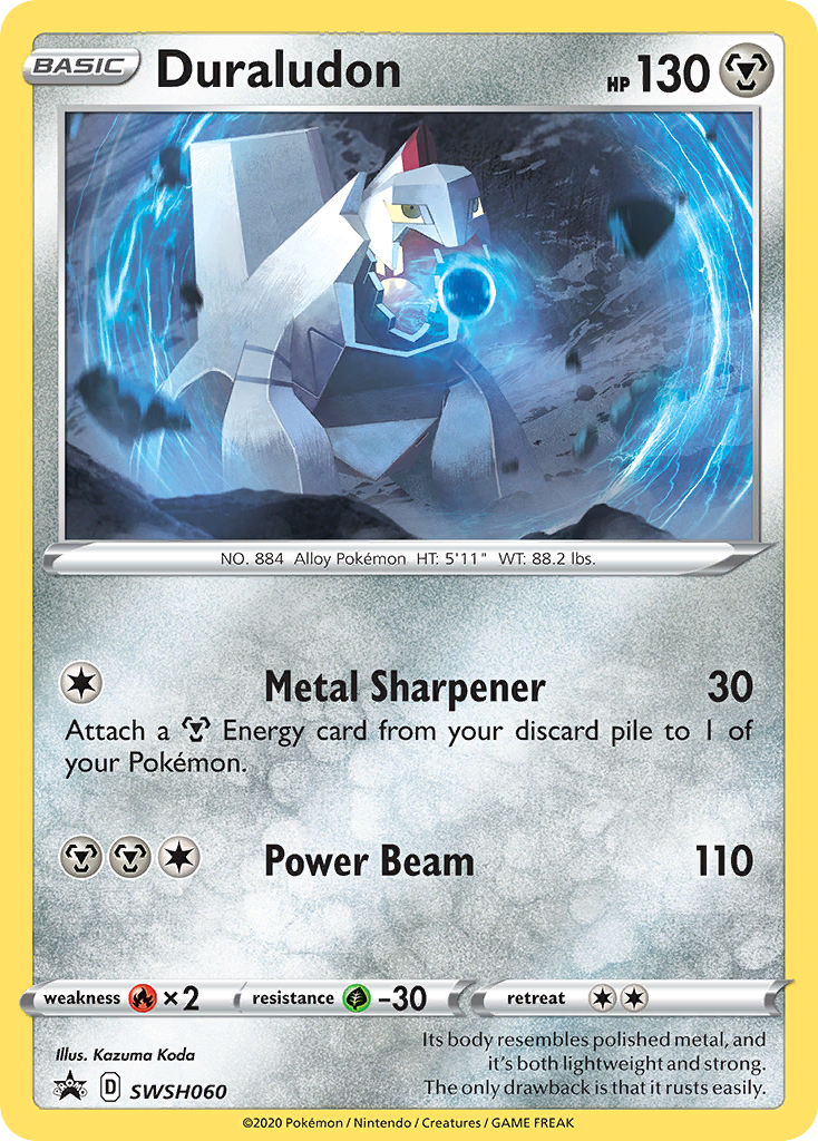 Duraludon - SWSH060  - Holofoil SWSH Sword & Shield Promo Cards - Promo