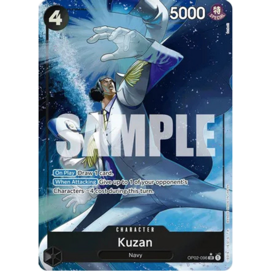 Kuzan (OP02-096) (Alternate Art) (OP02-096) - Premium Booster -The Best- Foil