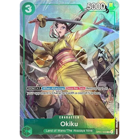 Okiku (Premium Card Collection -BANDAI CARD GAMES Fest. 23-24 Edition-) (OP01-035) - One Piece Promotion Cards Foil