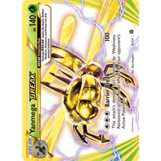 Yanmega BREAK 008/114  - Holofoil XY  Steam Siege - Rare BREAK