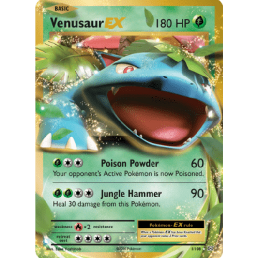 Venusaur EX 001/146  - Holofoil XY Base Set - Ultra Rare
