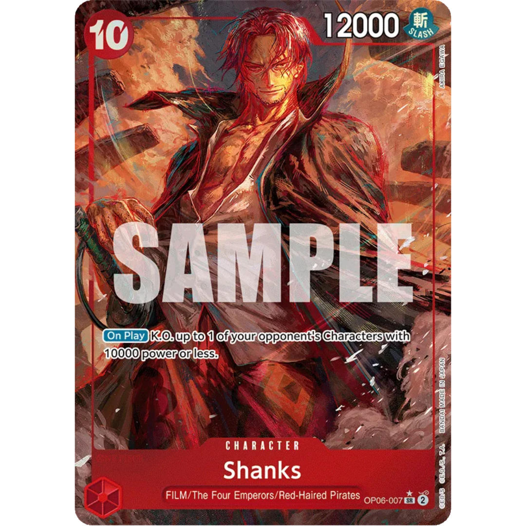 Shanks (Alternate Art) (OP06-007) - Wings of the Captain Foil