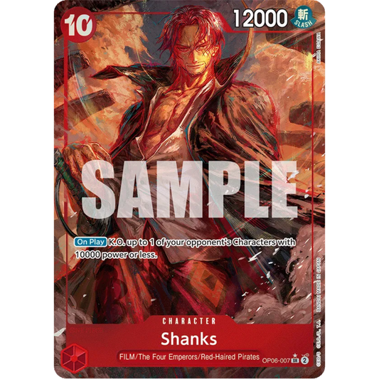Shanks (Alternate Art) (OP06-007) - Wings of the Captain Foil