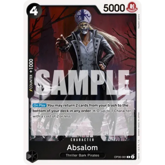 Absalom (OP06-081) - Wings of the Captain Foil
