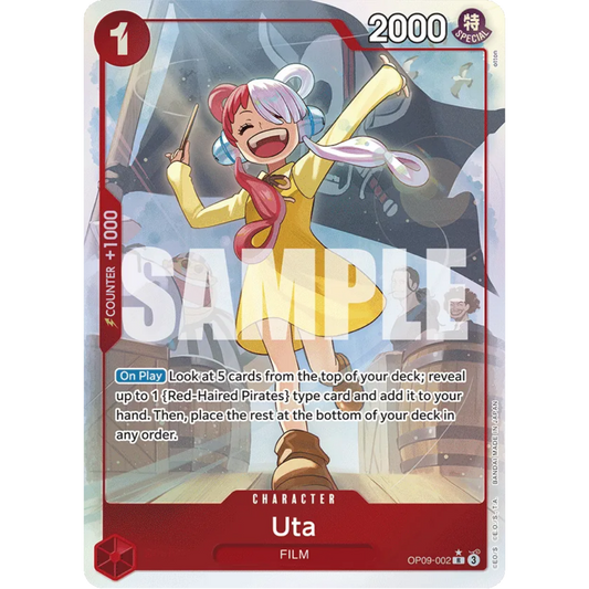Uta (Parallel) (OP09-002) - Emperors in the New World Foil