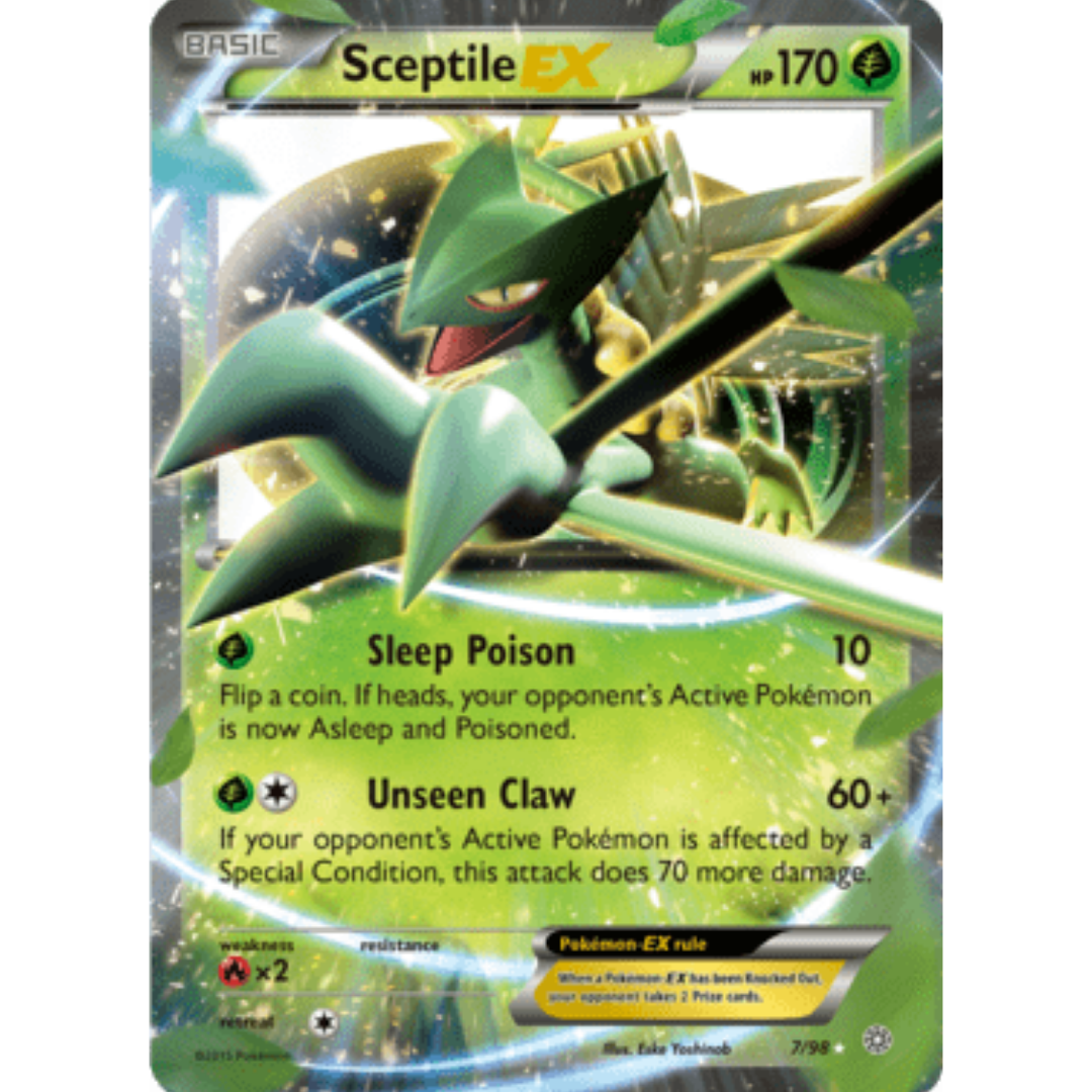Sceptile EX 007/98  - Holofoil XY  Ancient Origins - Ultra Rare