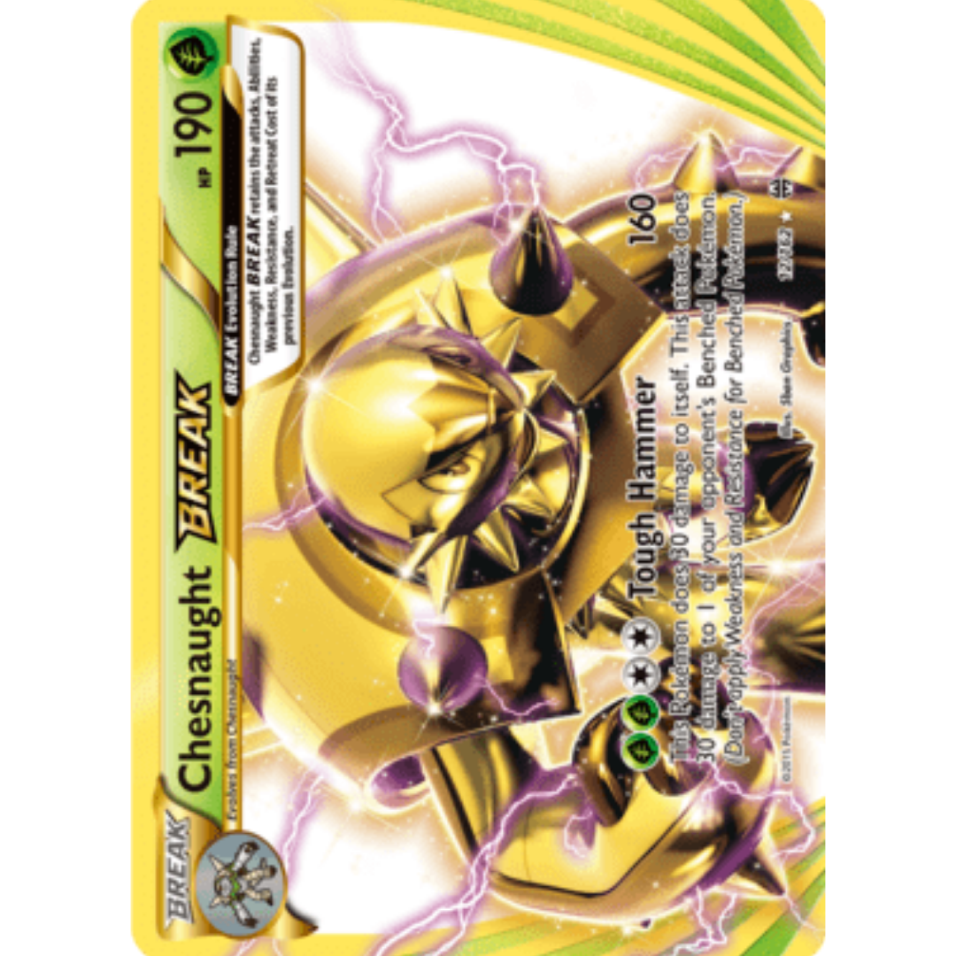 Chesnaught BREAK 012  - Holofoil XY  BREAKthrough - Ultra Rare